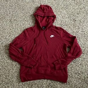 Nike Red hooded Sweatshirt